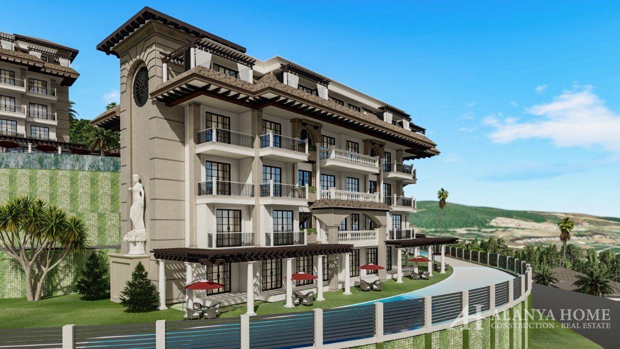 КВАРТИРЫ И ВИЛЛЫ В ГОРОДЕ EXODUS PREMIUM KARGICAK АЛАНИЯ АНТАЛИЯ ТУРЦИЯ КУПИТЬ